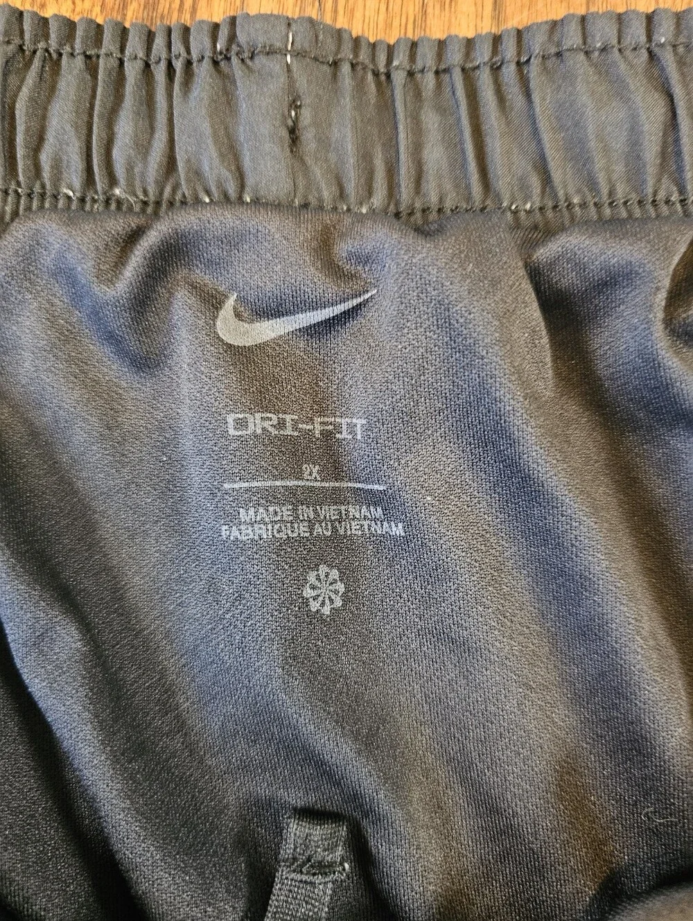 Nike Women's Plus Shorts Dri Fit Houndstooth Black And White Size 2X